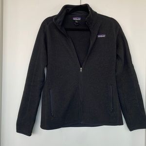 PATAGONIA BETTER SWEATER BLACK FULL ZIP